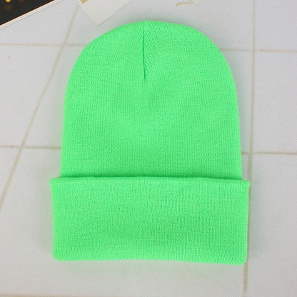 Winter Hats for Unisex New Beanies Knitted Solid Cute Hat Lady Autumn Female Beanie Caps Warmer Bonnet Men Casual Cap Wholesale - HEPSIBAH SHOP