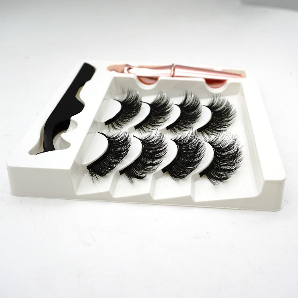 MB 4 Pairs 5 Magnetic Eyelashes Set - HEPSIBAH SHOP