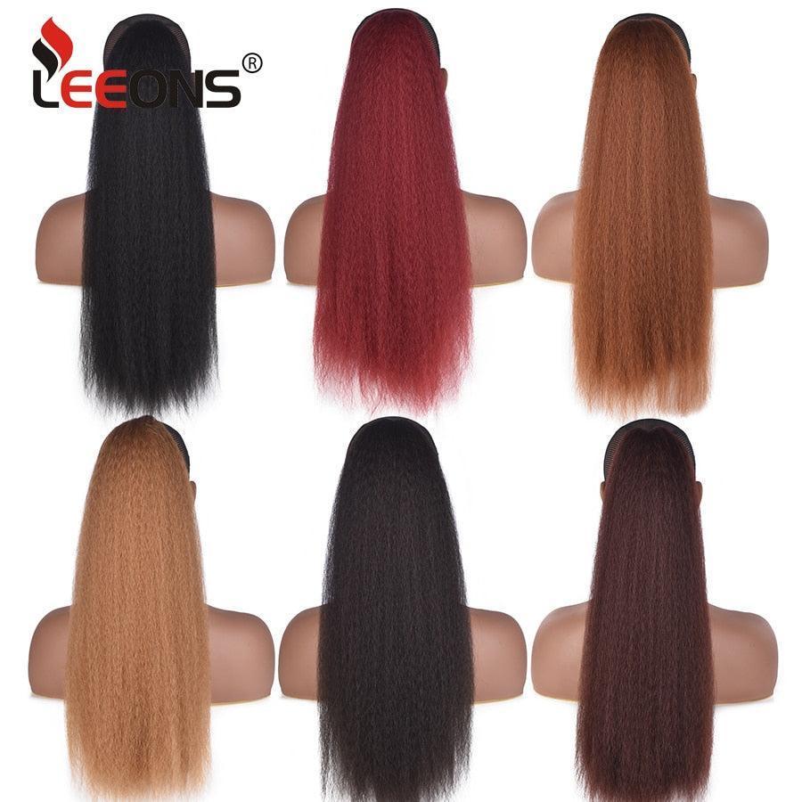 Drawstring Puff Ponytail Straight Hair Extensions - HEPSIBAH SHOP