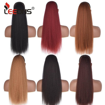 Drawstring Puff Ponytail Straight Hair Extensions - HEPSIBAH SHOP