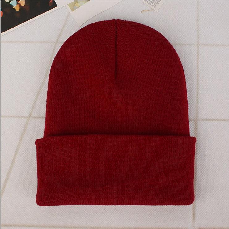 Winter Hats for Unisex New Beanies Knitted Solid Cute Hat Lady Autumn Female Beanie Caps Warmer Bonnet Men Casual Cap Wholesale - HEPSIBAH SHOP