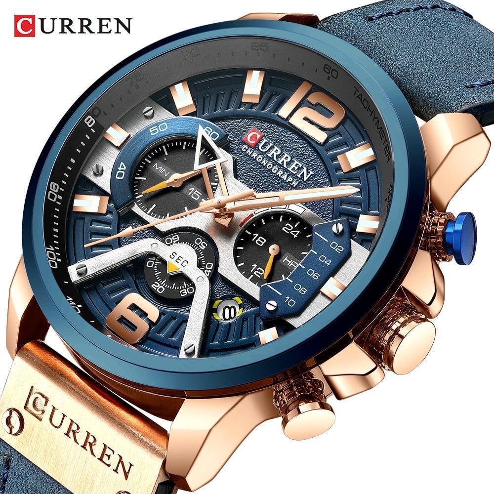 CURREN Casual Sport Chronograph Watches - HEPSIBAH SHOP