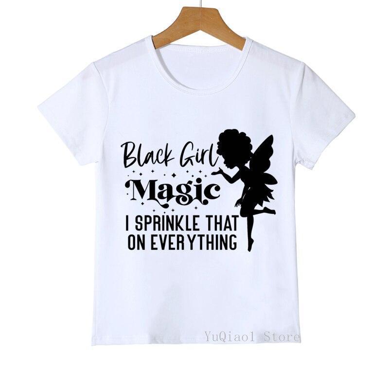 Melanin Princess Print Children's T-Shirts - HEPSIBAH SHOP