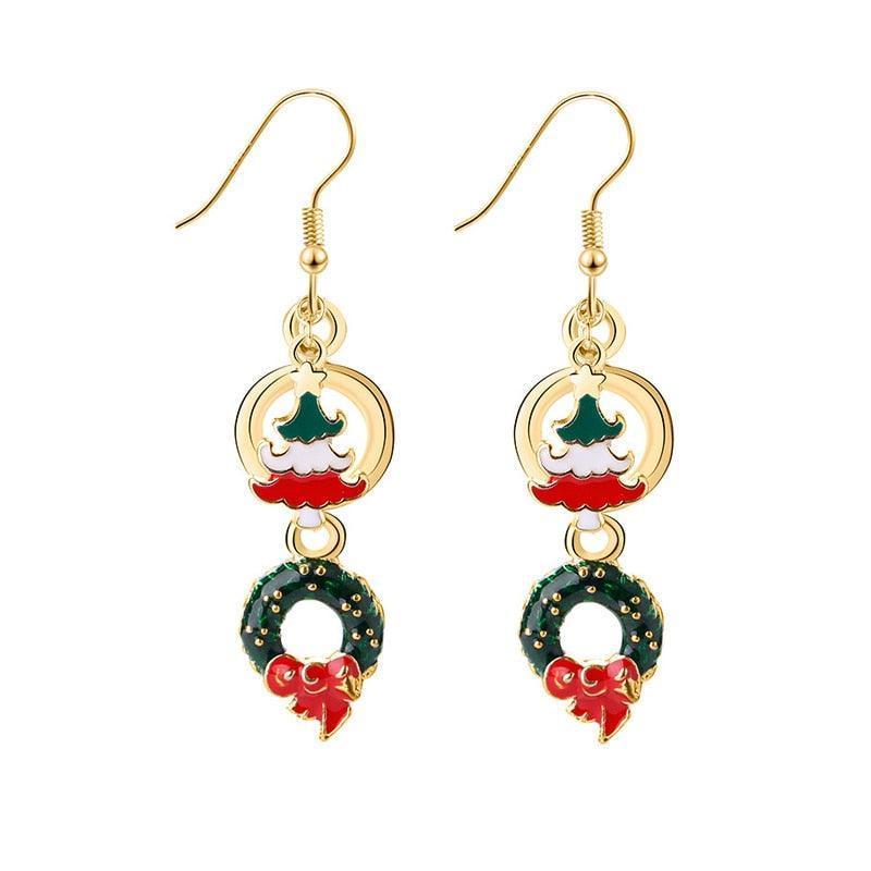 New Trendy Christmas Tree Earrings - HEPSIBAH SHOP