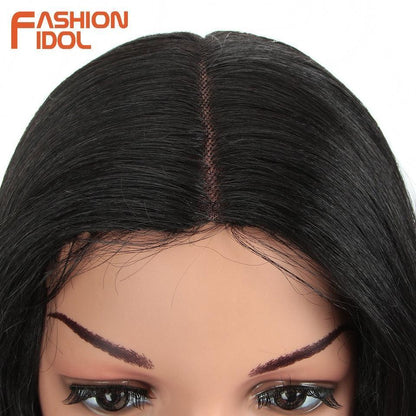 FASHION IDOL 28 Inch Deep Wave Hair Synthetic Lace Wigs - HEPSIBAH SHOP