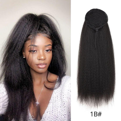 Drawstring Puff Ponytail Straight Hair Extensions - HEPSIBAH SHOP