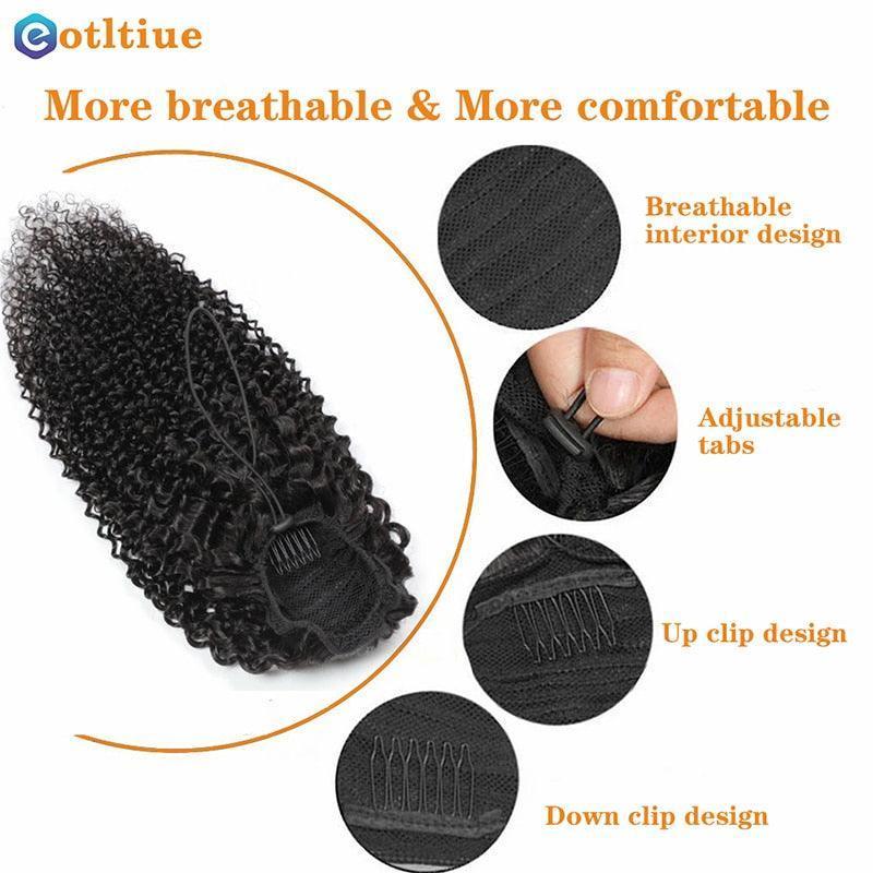 Kinky Curly Brazilian Hair Extensions - HEPSIBAH SHOP