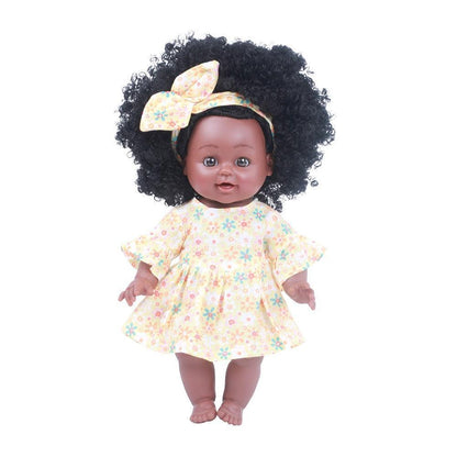 African American Doll Full Enamel Baby Toys - HEPSIBAH SHOP