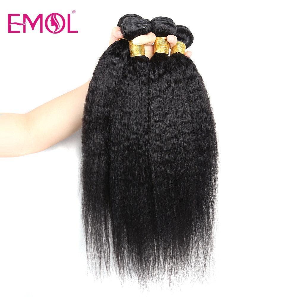 Kinky Straight Hair Bundles 100% - HEPSIBAH SHOP