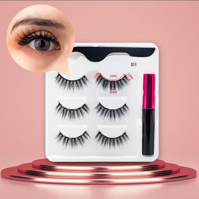 3Pairs Magnetic Eyelashes - HEPSIBAH SHOP