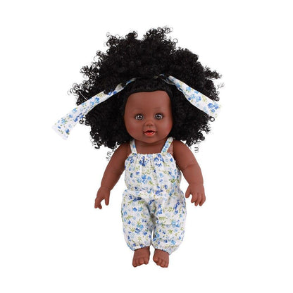 African American Doll Full Enamel Baby Toys - HEPSIBAH SHOP