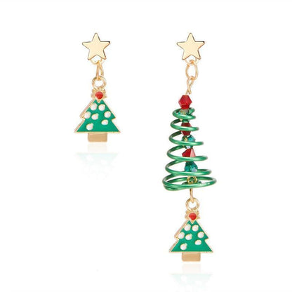 New Trendy Christmas Tree Earrings - HEPSIBAH SHOP