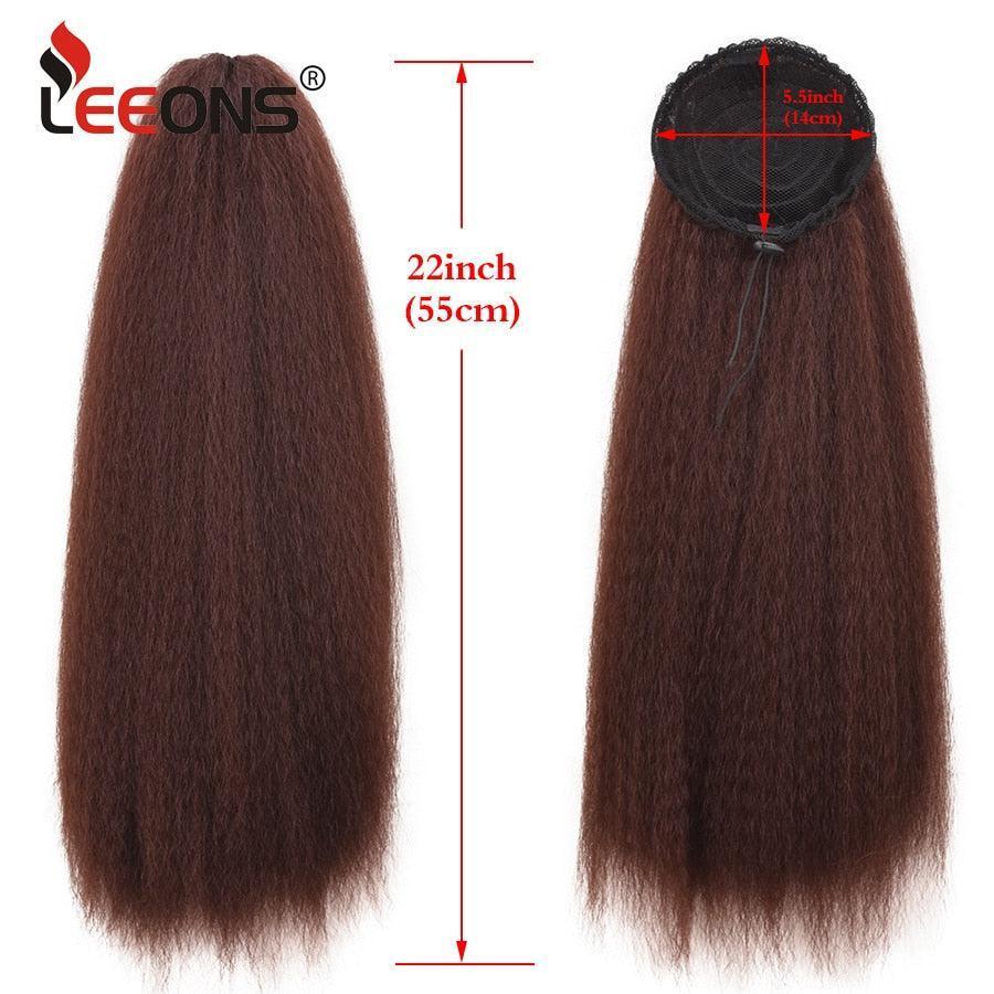 Drawstring Puff Ponytail Straight Hair Extensions - HEPSIBAH SHOP