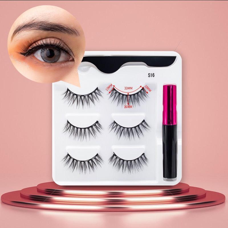 3Pairs Magnetic Eyelashes - HEPSIBAH SHOP