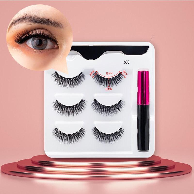 3Pairs Magnetic Eyelashes - HEPSIBAH SHOP