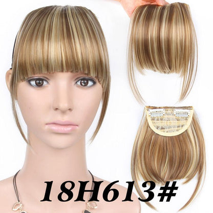 Natural Straight Synthetic Blunt Bangs - HEPSIBAH SHOP