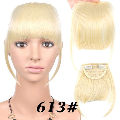 Natural Straight Synthetic Blunt Bangs - HEPSIBAH SHOP