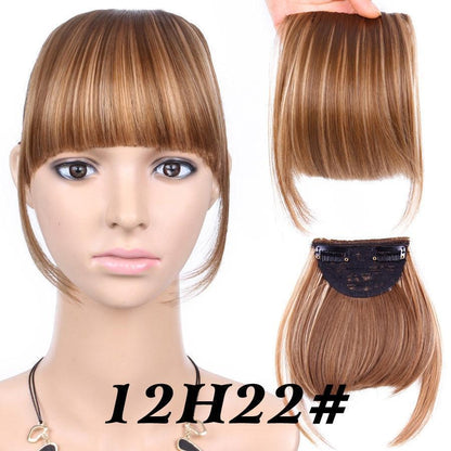 Natural Straight Synthetic Blunt Bangs - HEPSIBAH SHOP