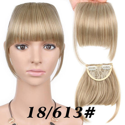 Natural Straight Synthetic Blunt Bangs - HEPSIBAH SHOP