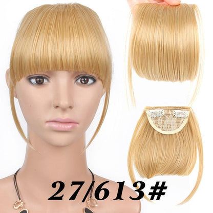 Natural Straight Synthetic Blunt Bangs - HEPSIBAH SHOP