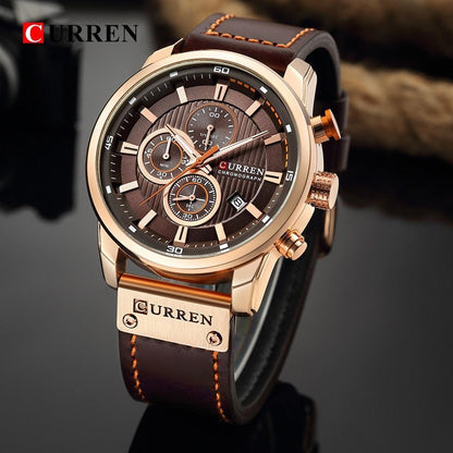 CURREN Fashion Date Quartz Men Watches - HEPSIBAH SHOP