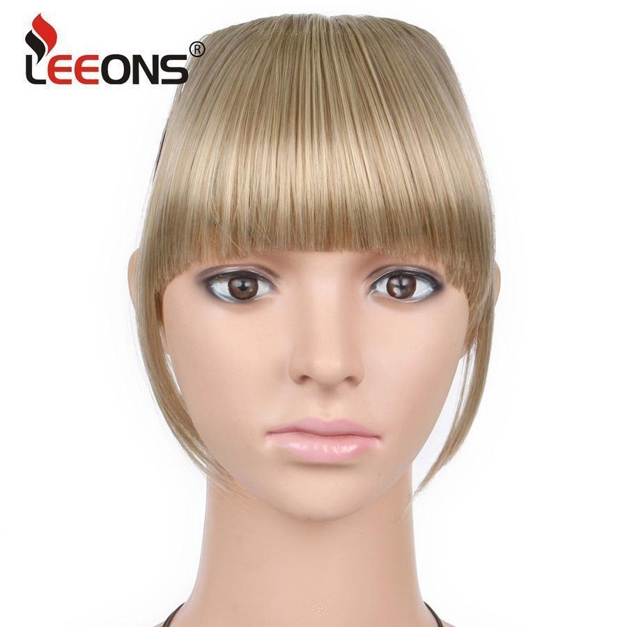 Natural Straight Synthetic Blunt Bangs - HEPSIBAH SHOP