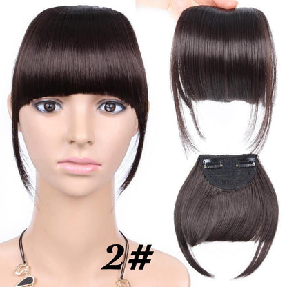 Natural Straight Synthetic Blunt Bangs - HEPSIBAH SHOP