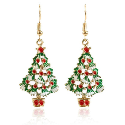 New Trendy Christmas Tree Earrings - HEPSIBAH SHOP