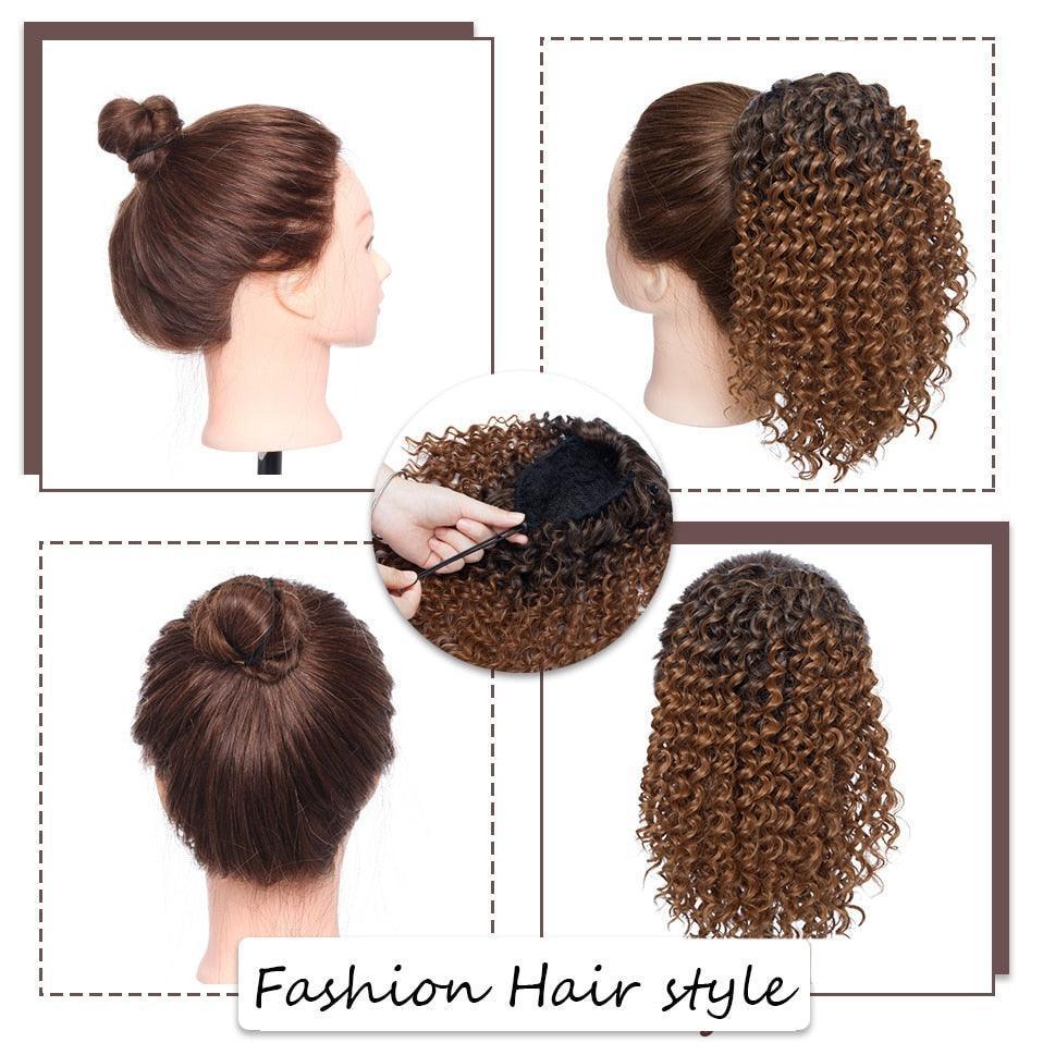 HAIRRO Drawstring Puff Ponytail Afro Kinky Curly Hair Extension - HEPSIBAH SHOP