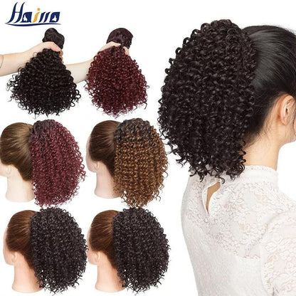 HAIRRO Drawstring Puff Ponytail Afro Kinky Curly Hair Extension - HEPSIBAH SHOP