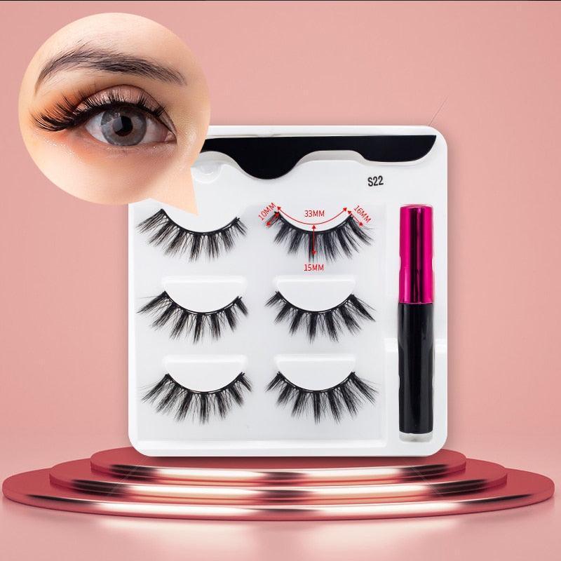 3Pairs Magnetic Eyelashes - HEPSIBAH SHOP