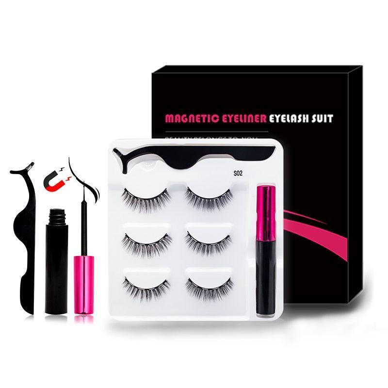 3Pairs Magnetic Eyelashes - HEPSIBAH SHOP