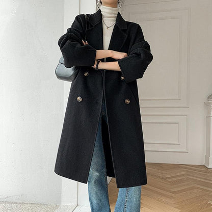 Autumn / Winter cashmere women's coat - HEPSIBAH SHOP