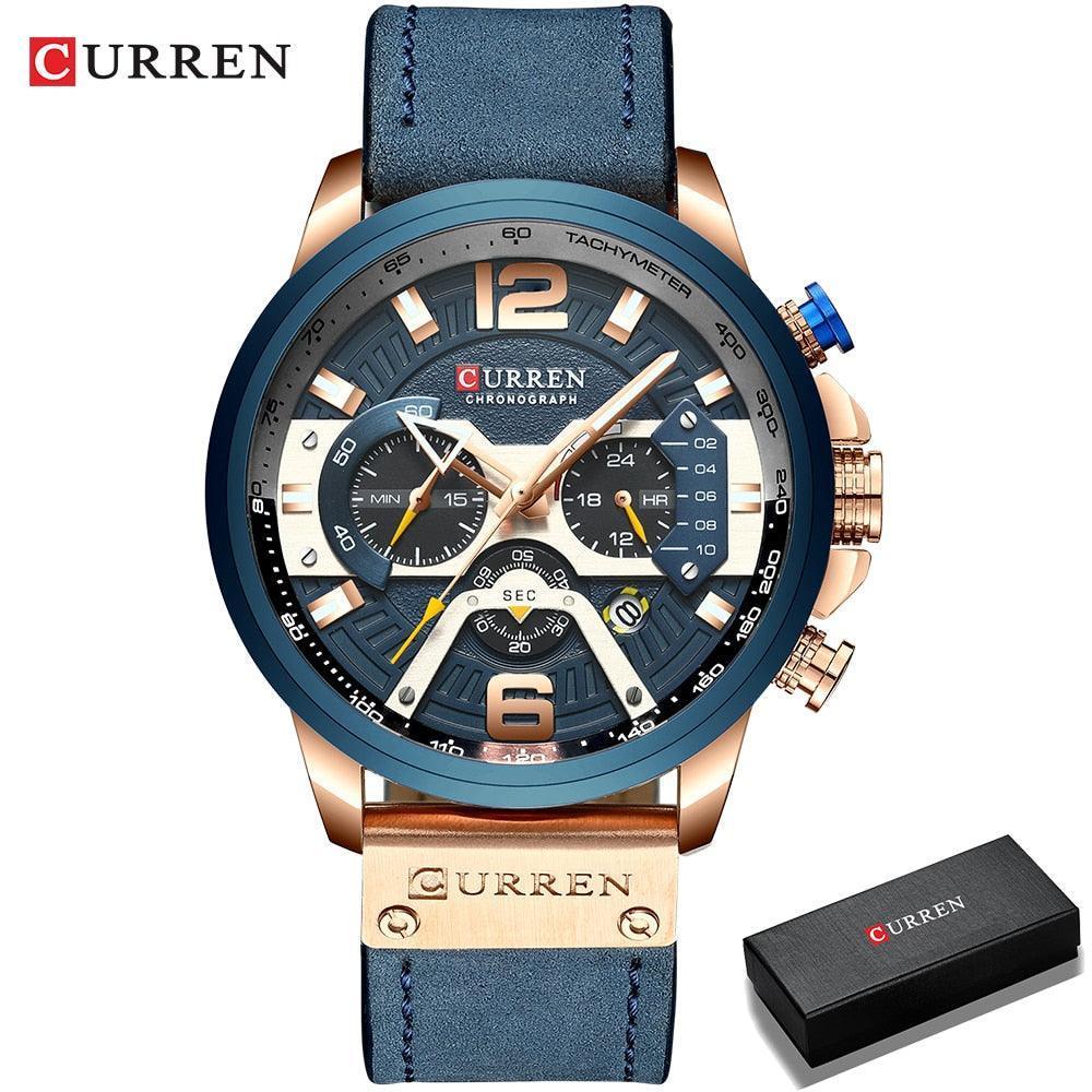 CURREN Casual Sport Chronograph Watches - HEPSIBAH SHOP