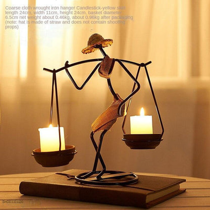 Decorative Metal Table Center Candle Holders - HEPSIBAH SHOP