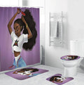 Sexy Lovely Girl Afro Lady Bathroom Set - HEPSIBAH SHOP