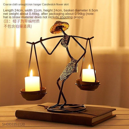 Decorative Metal Table Center Candle Holders - HEPSIBAH SHOP