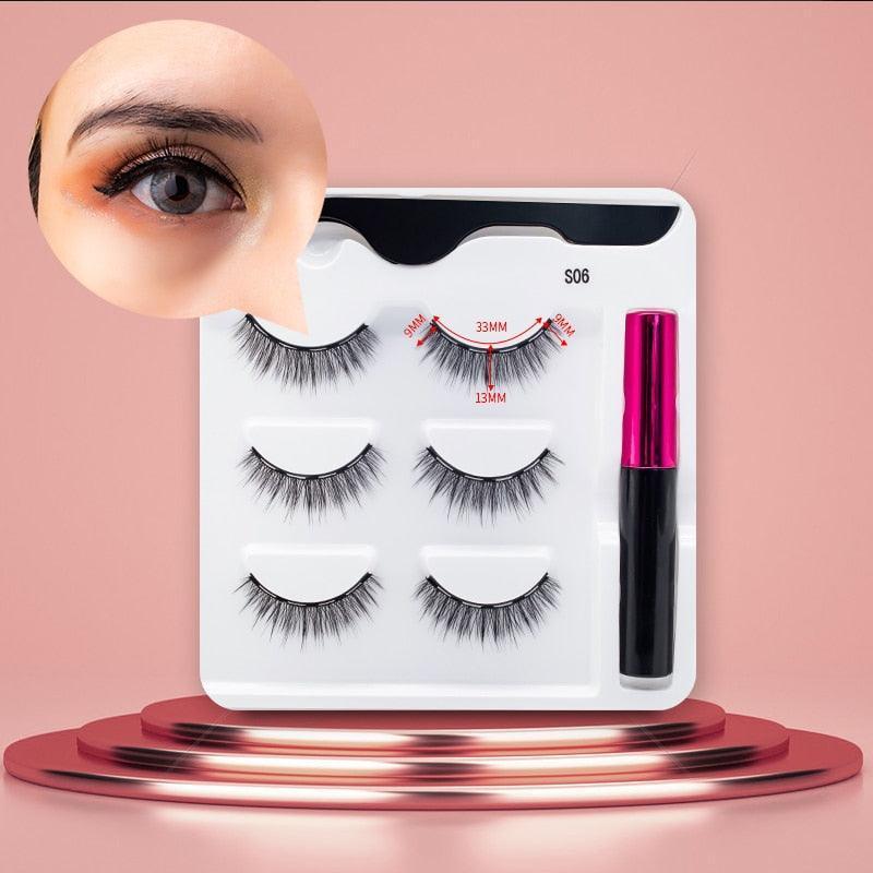 3Pairs Magnetic Eyelashes - HEPSIBAH SHOP