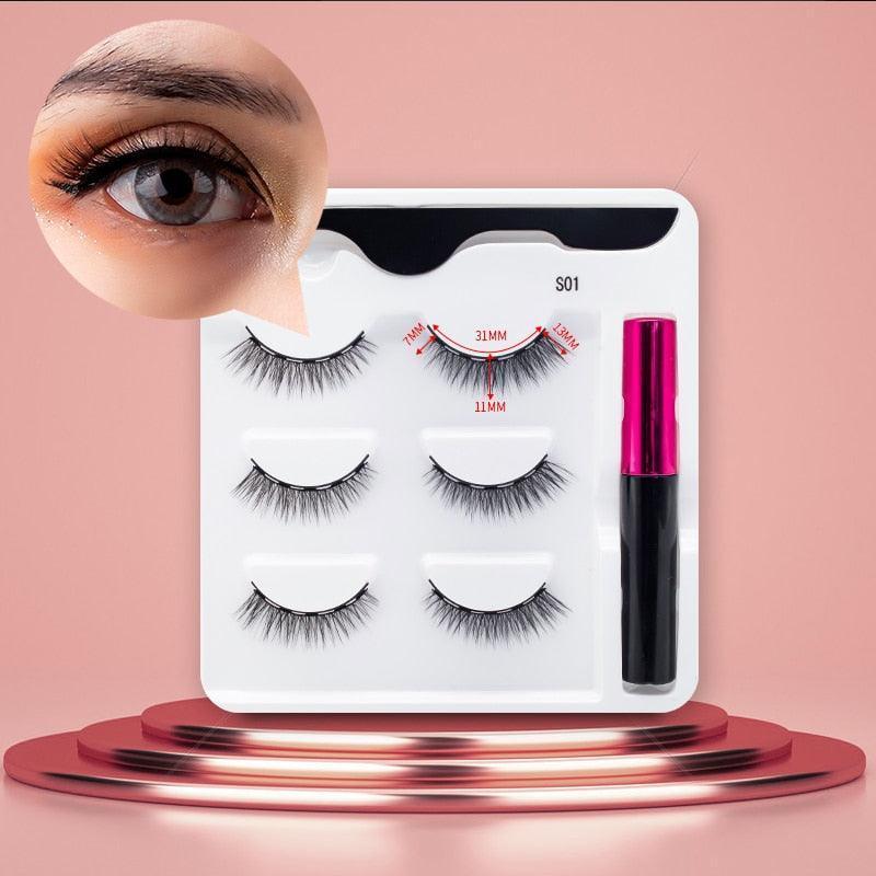 3Pairs Magnetic Eyelashes - HEPSIBAH SHOP