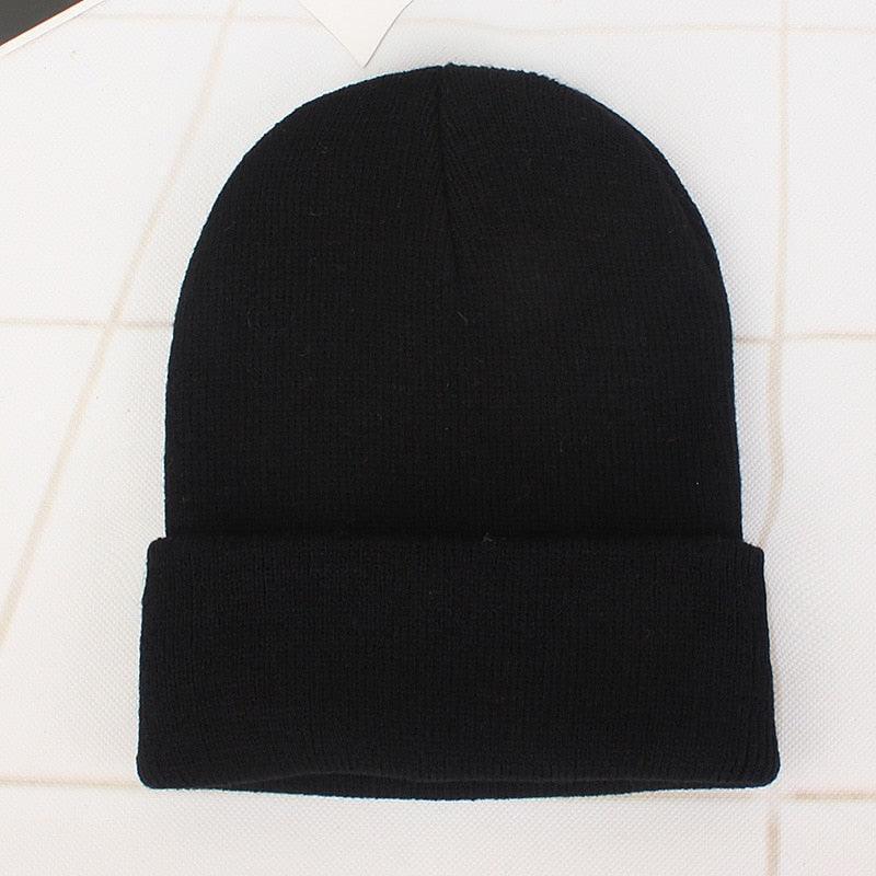 Winter Hats for Unisex New Beanies Knitted Solid Cute Hat Lady Autumn Female Beanie Caps Warmer Bonnet Men Casual Cap Wholesale - HEPSIBAH SHOP