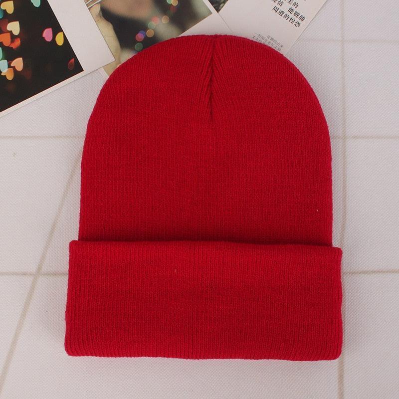 Winter Hats for Unisex New Beanies Knitted Solid Cute Hat Lady Autumn Female Beanie Caps Warmer Bonnet Men Casual Cap Wholesale - HEPSIBAH SHOP