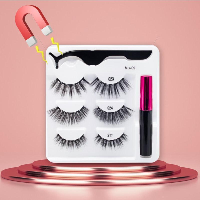 3Pairs Magnetic Eyelashes - HEPSIBAH SHOP