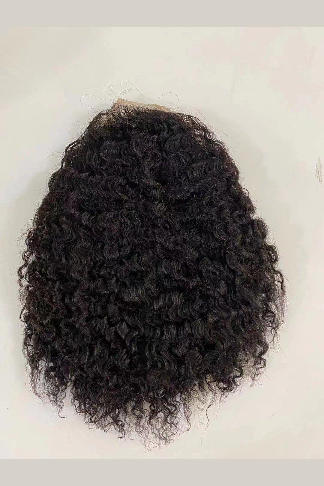 FACE Lace Afro Kinky Men's Curly Hair Replacement - HEPSIBAH SHOP