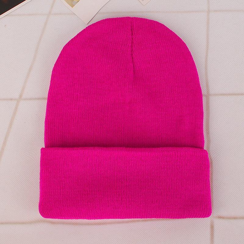 Winter Hats for Unisex New Beanies Knitted Solid Cute Hat Lady Autumn Female Beanie Caps Warmer Bonnet Men Casual Cap Wholesale - HEPSIBAH SHOP