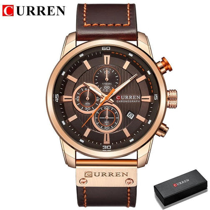 CURREN Fashion Date Quartz Men Watches - HEPSIBAH SHOP