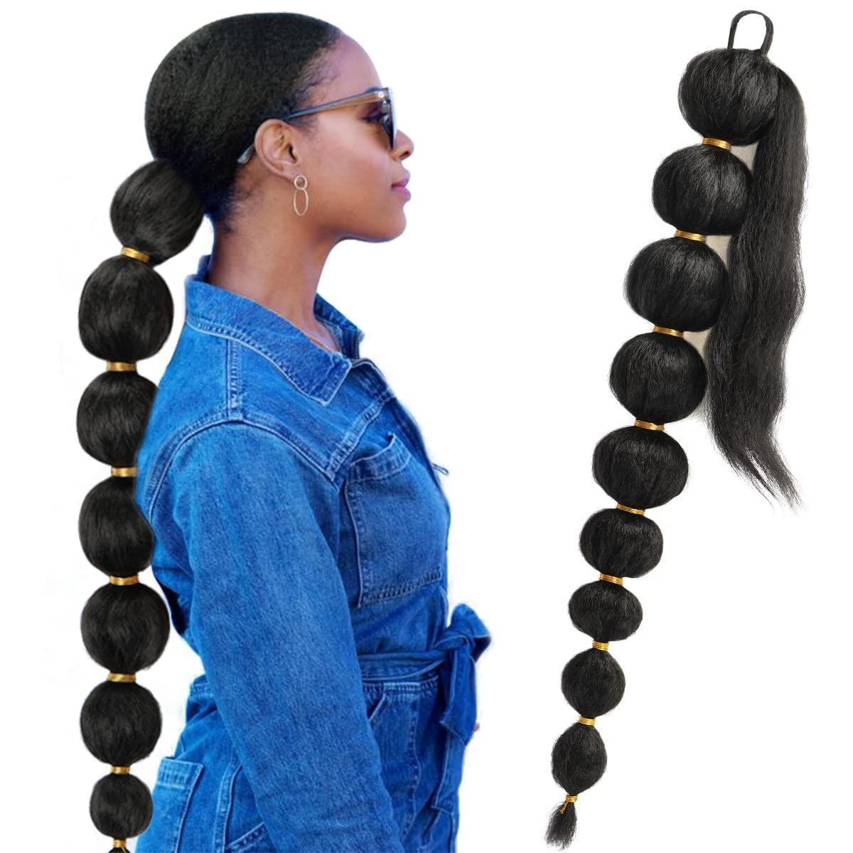 Short Afro Puff Synthetic Hair Extention - HEPSIBAH SHOP