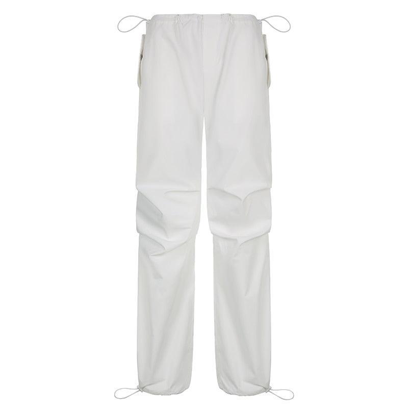 Streetwear Drawstring Cargo Pants - HEPSIBAH SHOP