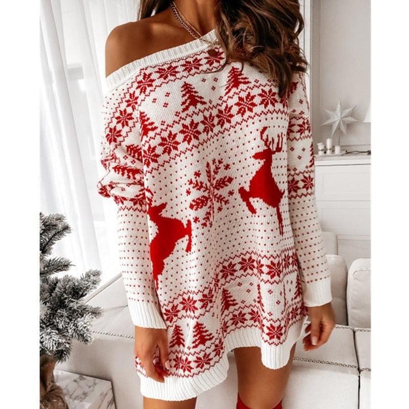 Christmas Dress For Women Sweater - HEPSIBAH SHOP