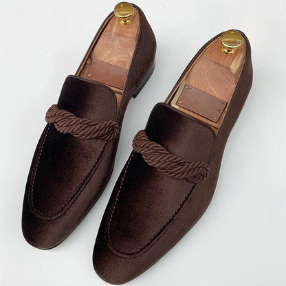 Men Loafers Shoes Faux Suede Leather - HEPSIBAH SHOP