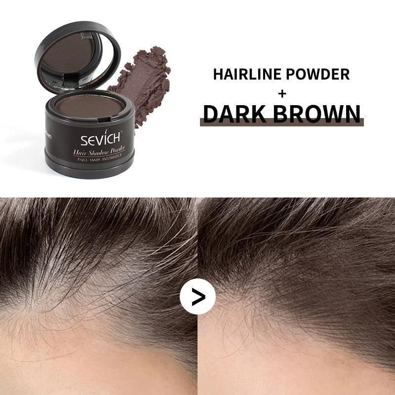 Water Proof hair line powder in hair color Edge control Hair Line Shadow Makeup Hair Concealer Root Cover Up Unisex Instantly - HEPSIBAH SHOP